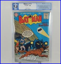 DC Batman #92 PGX 5.0 1st Appearance of Ace The Bathound Golden Age 1955