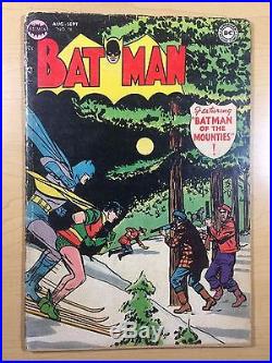 DC Comics BATMAN (August 1953) #78 RARE Key GOLDEN AGE Issue GD (2.0) SHIPS FREE