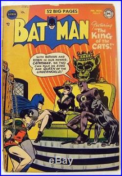 DC Comics BATMAN Golden age #69 Catwoman APP CLASSIC Story Catman robin