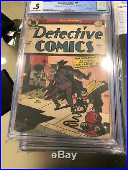 DC Detective comics 91 Golden age Batman Joker cover and story CGC 0.5 DC 9/44