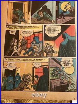 DC comics Coverless golden age batman # five