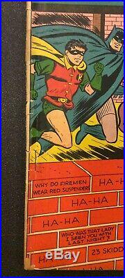 DETECTIVE COMICS #109 DC Golden Age BATMAN JOKER 10 Cent Bob KANE Classic Cover