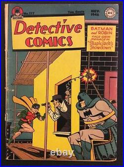 DETECTIVE COMICS #117 DC Golden Age BATMAN 10 Cent 1946 ROBIN Cooper Burnley