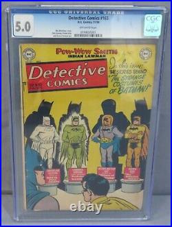 DETECTIVE COMICS #165 (Batman Costume Cover) CGC 5.0 DC Comics 1950 Golden Age