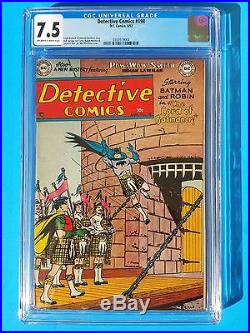 DETECTIVE COMICS 198 CGC 7.5 OWithW 1953 1st Batmanor & Irish Batman Golden Age