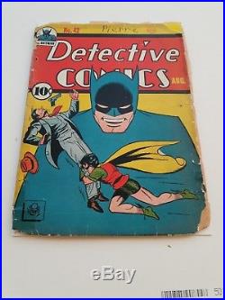 DETECTIVE COMICS #42-Batman-1940-DC Golden Age COMIC