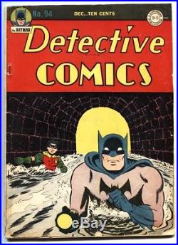 DETECTIVE Comics #94 1944 Batman-Robin-Golden-Age comic book