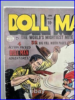 DOLL MAN #34 (1951 Golden Age Comics) VG