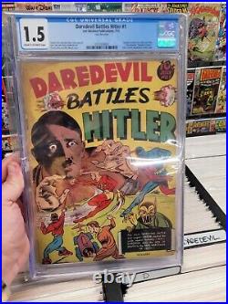 Daredevil Battles Hitler #1 1941 cgc 1.5 Daredevil Comics #1