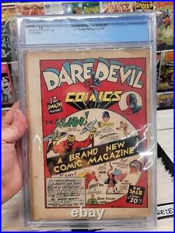 Daredevil Battles Hitler #1 1941 cgc 1.5 Daredevil Comics #1