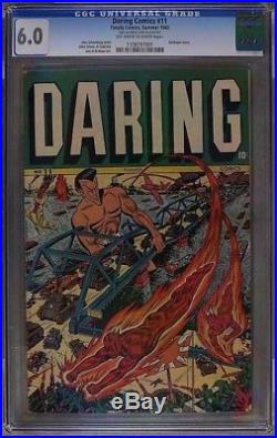 Daring comics#11 CGC 6.0 Submariner Human Torch 1945 Timely golden age