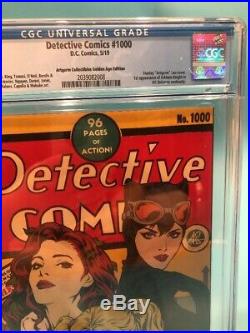 Dc Detective Comics 1000 Stanley Lau Artgerm Variant Cgc 9.8 Golden Age B