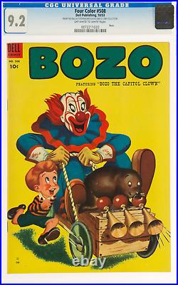 Dell Four Color #508 BOZO the Clown CGC 9.2 1953 Vintage Comic RARE