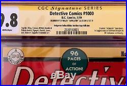 Detective Comics #1000 Golden Age Signed Artgerm Cgc 9.8 Ss White Nm/mt DC