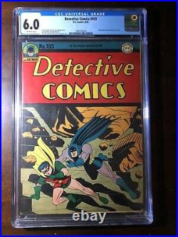 Detective Comics #103 (1945) Batman! Robin! CGC 6.0 Golden Age