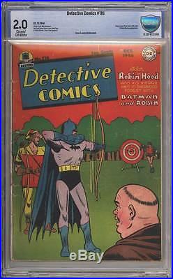 Detective Comics # 116 Rescue Robin Hood! CBCS 2.0 scarce Golden Age book