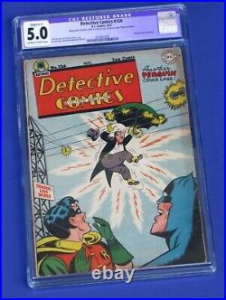 Detective Comics #126 CGC 5.0 Penguin Golden Age Batman DC 1947 Rare