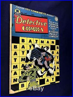 Detective Comics #142 (1948 DC) 2nd appearance of Riddler Golden Age NO RESERVE