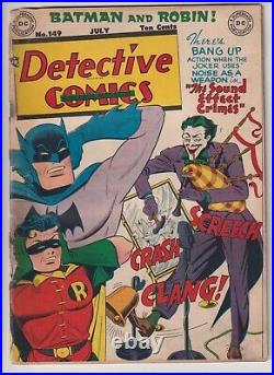 Detective Comics #149 Classic Joker Cover Deep Cvr Colors COMPLETE & AFFORDABLE