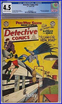 Detective Comics #162 Cgc 4.5 Golden Age Batman