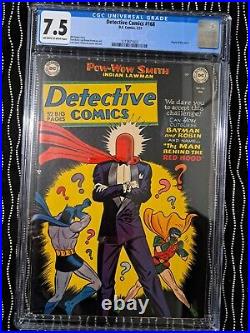 Detective Comics 168/ 7.5 CGC / 1951 / DC / Joker Origin