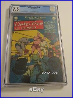 Detective Comics #174 CGC 7.5 OWithWHITE Pages Golden Age