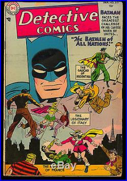 Detective Comics #215 Nice Pre-Code Golden Age Batman DC Comic 1955 GD+