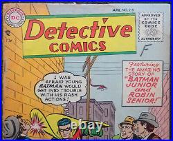 Detective Comics #218? BATMAN and ROBIN GOLDEN AGE? 1955 Complete Unrestored