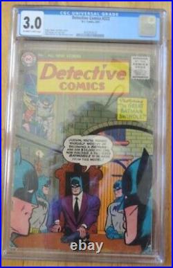 Detective Comics 222 DC Comics 1955 CGC 3.0 POP 3 Batman and Robin Golden Age