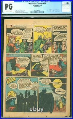Detective Comics #37 1940 PG PAGE-4 ONLY