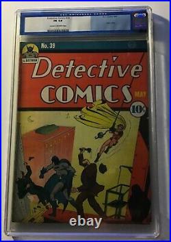 Detective Comics #39 2nd appearance of Robin CGC 1940 6.0 GOLDEN AGE