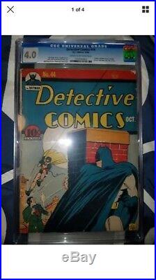 Detective Comics #44 CGC 4.0 Golden Age Batman