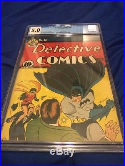 Detective Comics # 46 Dec 1940 Batman CGC 5 Golden Age