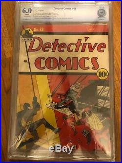 Detective Comics #53 CBCS 6.0 Early Golden Age Batman
