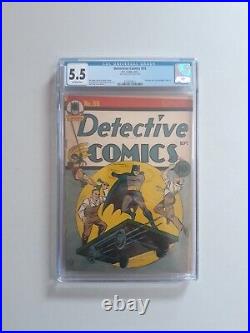 Detective Comics 55 CGC 5.5 Golden Age Batman 1941
