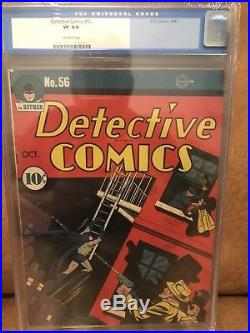 Detective Comics #56 CGC 8.0 RARE GOLDEN AGE 1941 BATMAN Classic Bob Kane cover