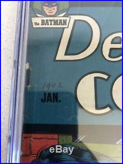 Detective Comics #59 CGC 5.0 2nd Appearance Of Penguin Golden Age 1 / 1942