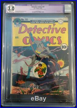 Detective Comics #70 (1942, DC) GD/VG 3.0 Golden Age Batman