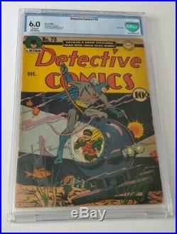Detective Comics #70 Golden Age Batman Classic Cover by Robinson 6.0/FN CR/OW
