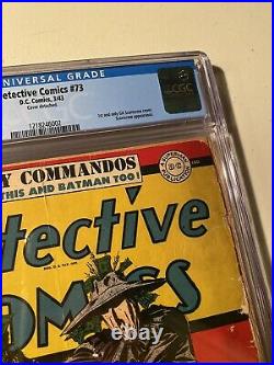 Detective Comics 73 CGC 1.5 First And Only Golden Age Scarecrow Cover Batman Key