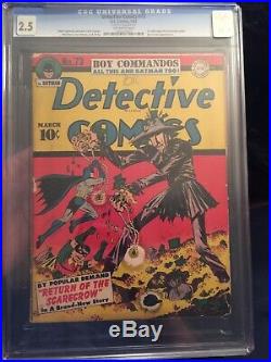 Detective Comics #73 CGC 2.5 OW 1st/Only Golden Age Scarecrow Cover HOT BOOK
