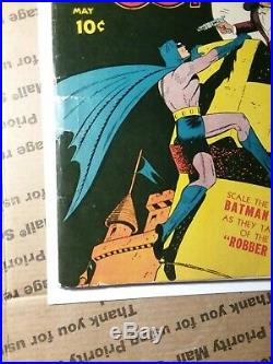 Detective Comics #75 1943 first appearance of the Robber Baron! GOLDEN AGE DC