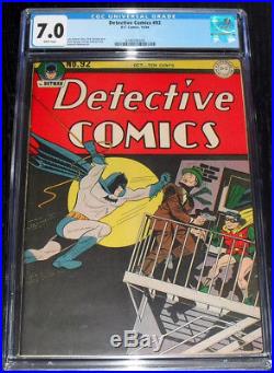 Detective Comics 92 Cgc 7.0 DC Golden-age Batman & Robin 1944