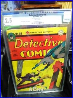 Detective Comics # 98 Golden Age (1945) National (DC) White Pages