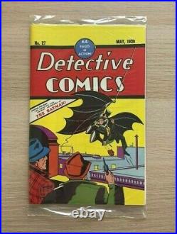 Detective Comics No. 27 Special Edition Reprint 1st Batman Facsimile Never Open