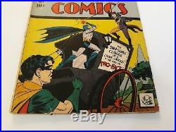 Detective comics 80 1943 golden age comics batman two face cover inc