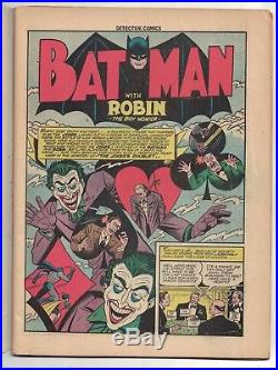 Detective comics 85 6.0 FN Batman golden age double joker issue bondage cover