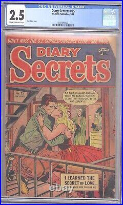 Diary secrets 25 CGC Matt Baker tough book, only 8 in census