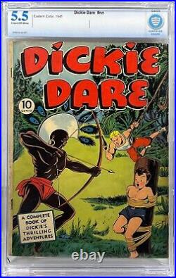 Dickie Dare 1 (nn) CBCS 5.5 1941 Golden Age #1 BONDAGE COVER
