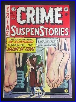 EC Comics CRIME SUSPENSTORIES #11 KEY Golden Age HORROR Ships FREE! VG/FN 5.0